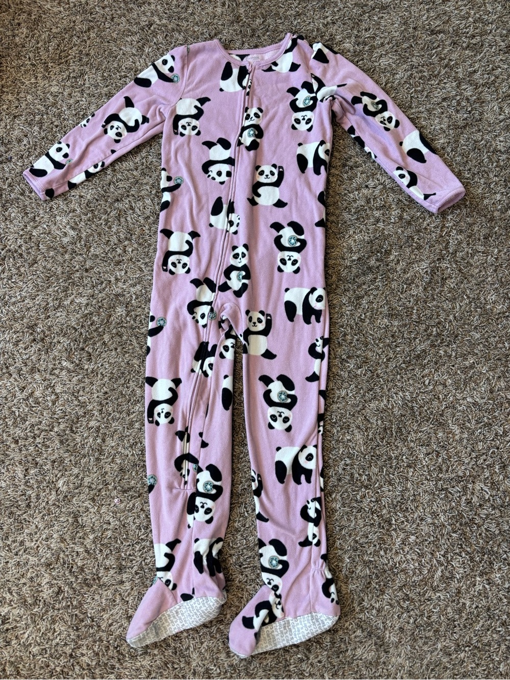 Simple joys by Carters Size 8 girl footie pajamas
